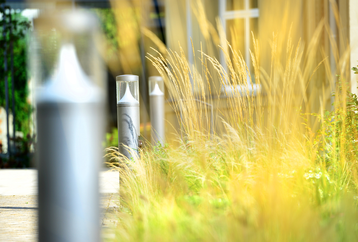 Bild zeigt Lampen am Wegesrand